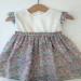 Vestito Liberty e crepon/ Liberty and cotton crape dress