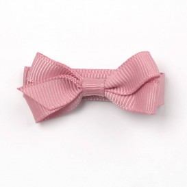 Pair of Grosgrain Bow Hairclips - 5 colours