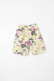 summer short floral canvas