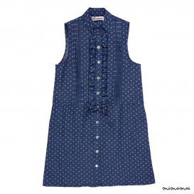 Girl in blue dress... Summer dress... Tunic dress...