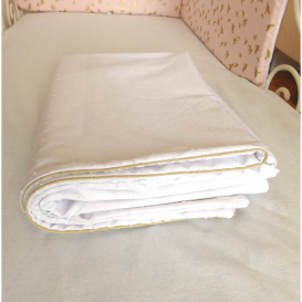 Housse de couette plumetis blanc