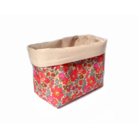 Pochon en liberty Betsy fluo th&eacute;