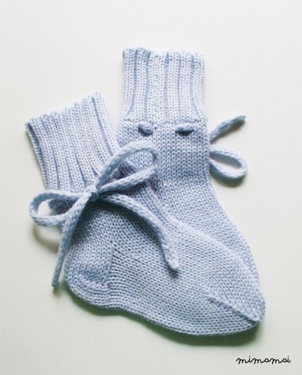Babies/Children's knitted merino wool short socks