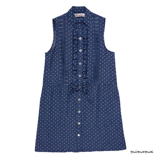 Girl in blue dress... Summer dress... Tunic dress...