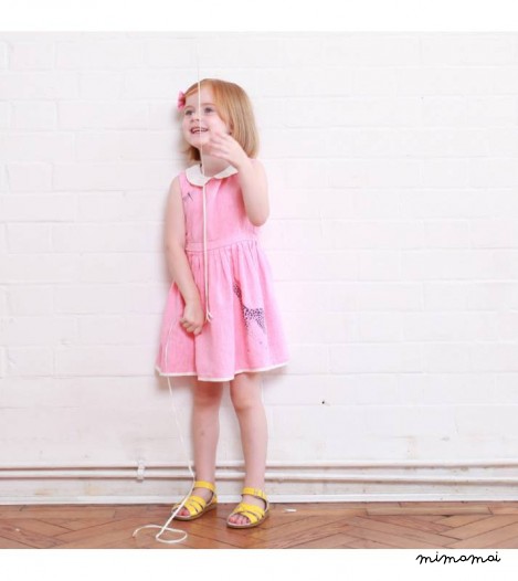 Penny Giraffe Dress Pink