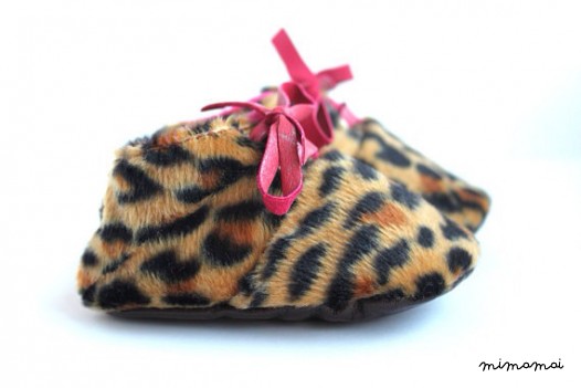 3-6 months Slippers / Baby Shoes Lamb Leather