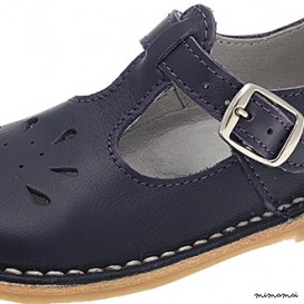 Traditional t-bar shoes navy