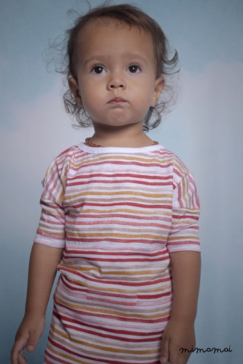 Tess Dress Red Stripe