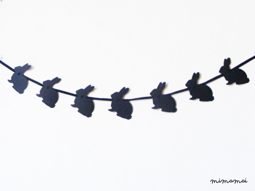 CAT, RABBIT, DACHSHUND Mini Paper Garland