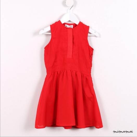 Fit and Flare Dress red