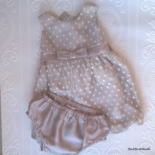 vestito seta e tulle