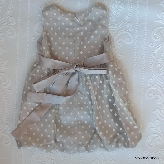 vestito seta e tulle