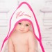 Personalised Towel For Baby Girl