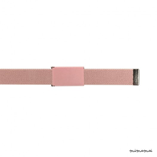 Pastel pink belt, pink buckle