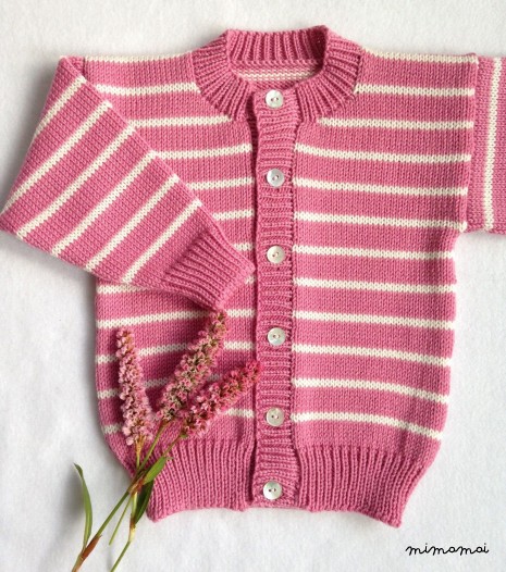 Baby Knitted Pink Cardigan