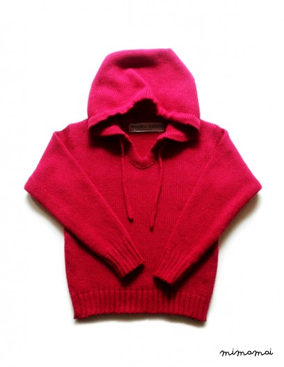 Babies/Children's lightweight merino wool hooded sweater/pullover/jumper/hoodie