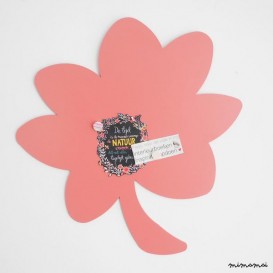 Panel magn&eacute;tico Hoja Rosa