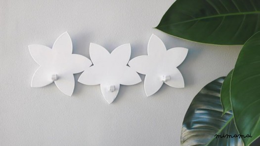 Percha 3 Flores