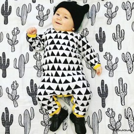 "Your mountain is waiting" romper white