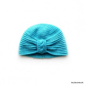Babys a trecce turbante, uncinetto cappello, bambino turbante