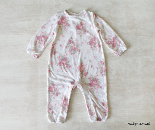 Little girl floral outfit