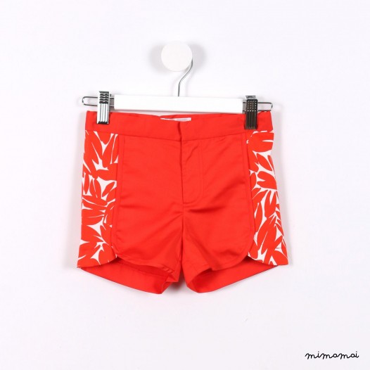 Round-edge Shorts orange