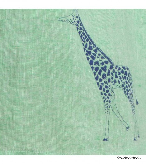 Penny giraffe dress green
