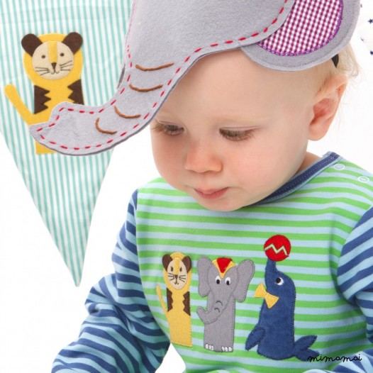 Circus Appliqu&eacute; Babygrow