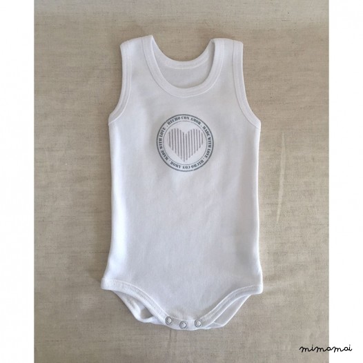 Body tirantes Made With Love ni&ntilde;o