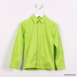 Long-sleeved Stitches Shirt lime