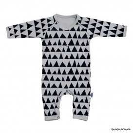 "Your mountain is waiting" romper grey