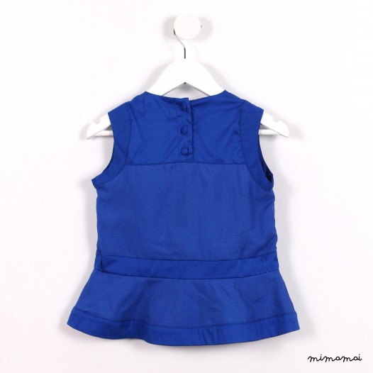 Sporty Peplum Top blue