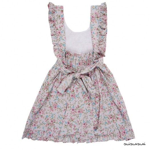 Apron dress/Girls dress/Rustic dress/Vintage for kids/Size 4T