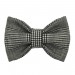 Child black and white bow tie, wool