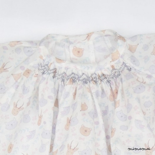 Infants Summer blouse, Smocked blouse Baby Girl, Smocking, Baby Smocked