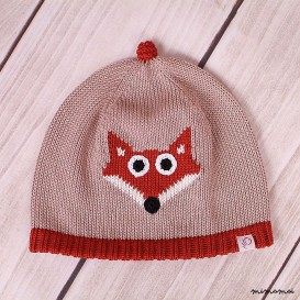 Cappello di volpe, knit CAP, cappello, Fox