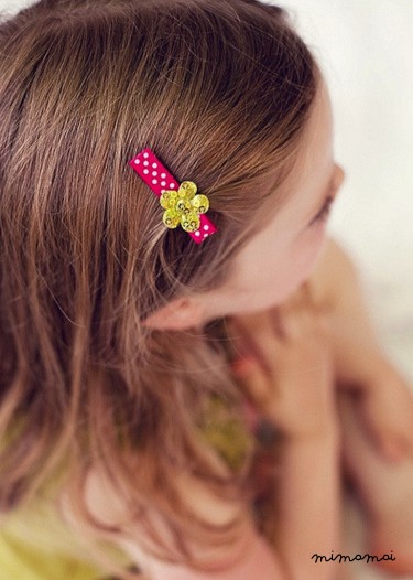 Hair Clip Set Of 3 - Nori