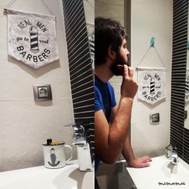 Barbershop wall banner