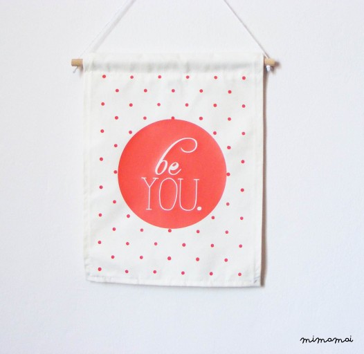 BE YOU Wall Banner
