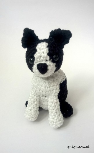 Crochet Boston Terrier, Boston Terrier stuffed animal