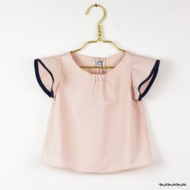 Clea blouse in light pink