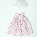 White flowers cotton dress