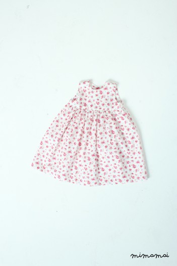 White flowers cotton dress