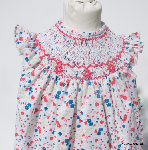 Colorado Skipper smocked girls dress