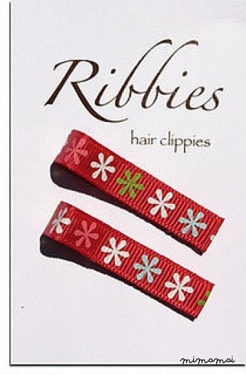 Pair of Ella Flowers Hairclips