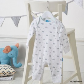 Lamb Star Print Babygrow