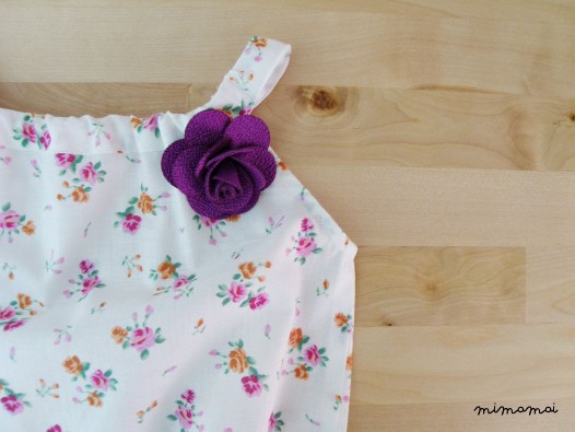Flowered baby Bodysuit