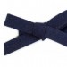 Barrette à Noeud Simili Daim - Bleu Marine