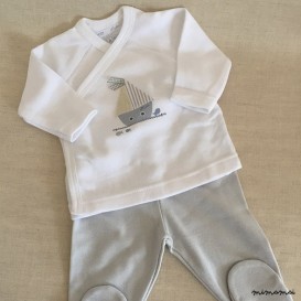 Conjunto cruzado con polaina Mediterr&aacute;neo