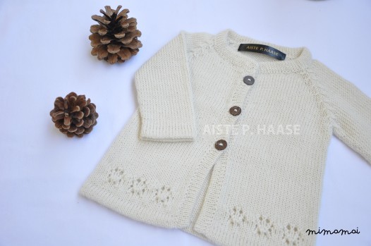 Baby alpaca baby jacket